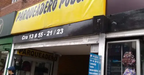 PARQUEADERO PUBLICO  CARRERA 13 CON 55